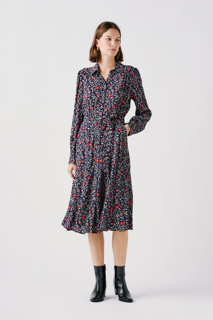 Jurk Rdanya marineblauw vrouw