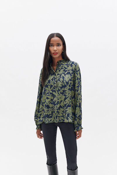 Blouse cixtine vert clair femme
