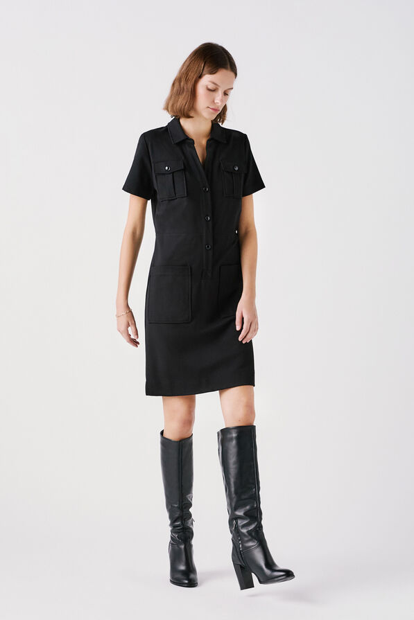 Robe Laure noir femme
