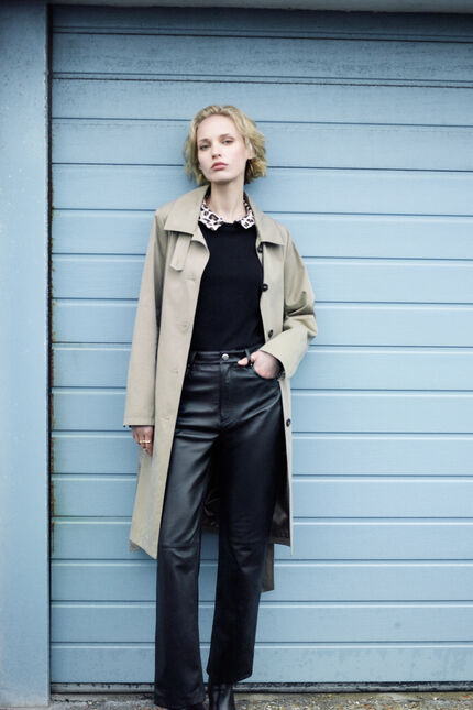Trench Gelisol taupe mujer