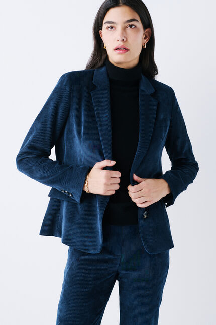 Veste vambre2 bleu marine femme