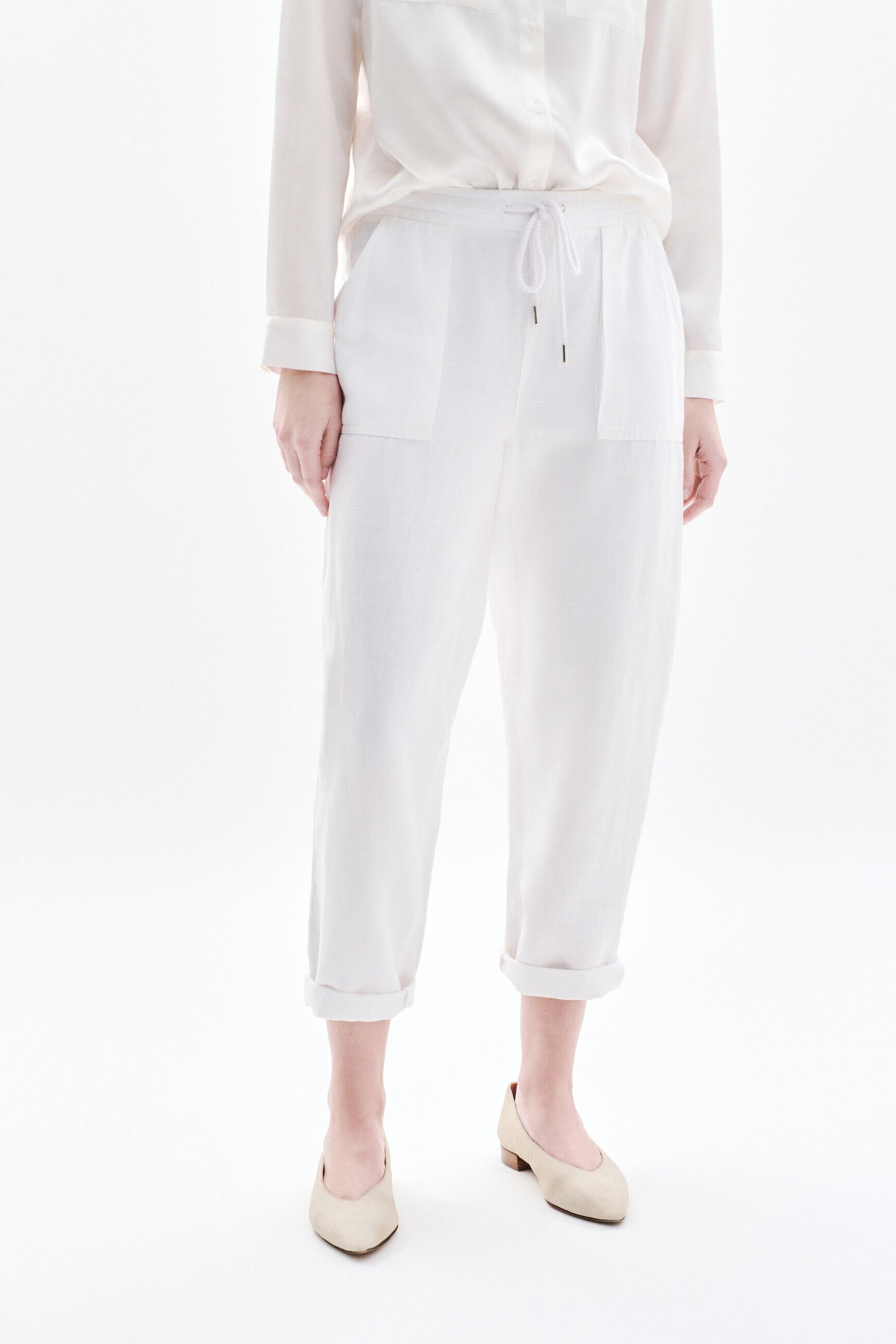pantalon ignace blanc femme