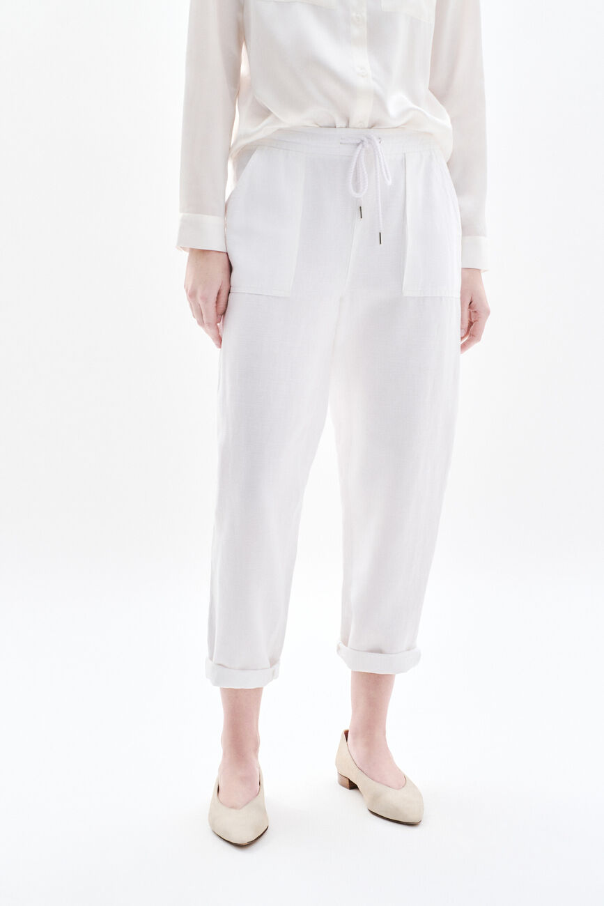 pantalon ignace blanc femme