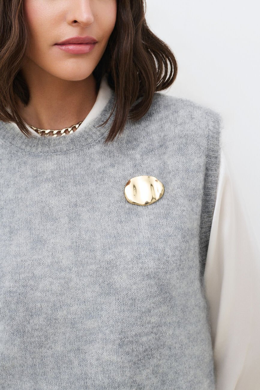 Mluigi sweater grey woman