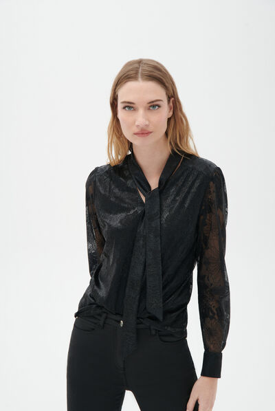 T-shirt tanaka noir femme