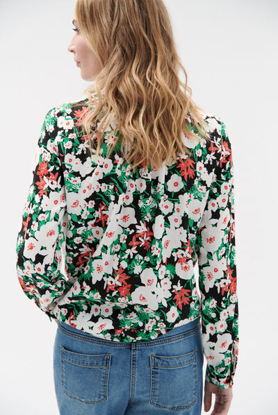 Camicia Moana nero donna