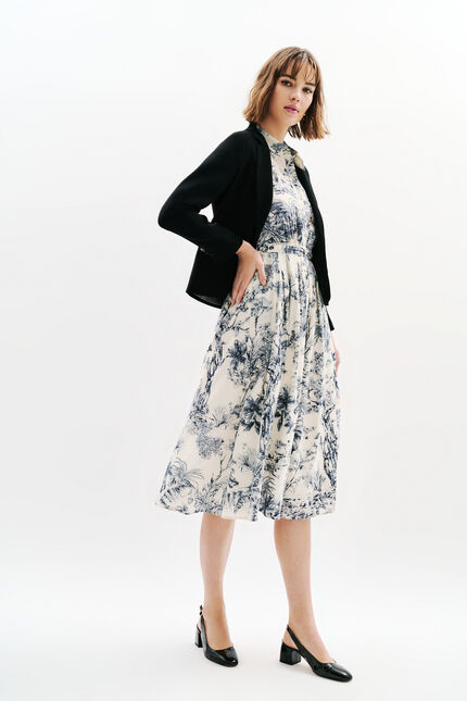 Vestito rbetty blu navy donna