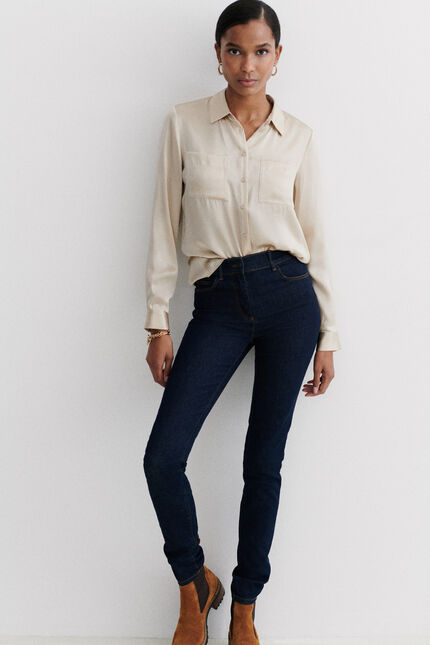 Pantalon tom b denim double stone femme