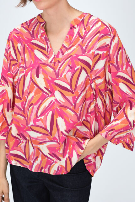 Blouse libye rose vif femme