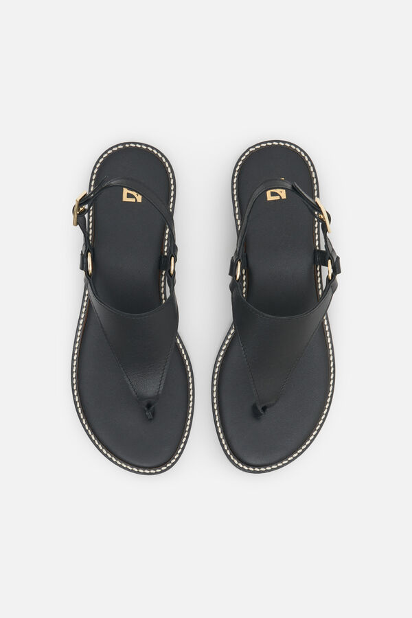 Sandalen Lexi2 aus Naturleder schwarz damen
