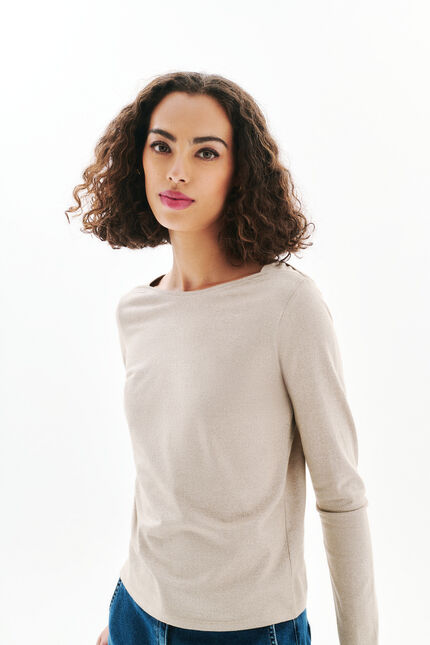 T-shirt Tjade sable femme