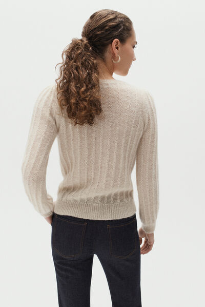 pull natasha ivoire femme