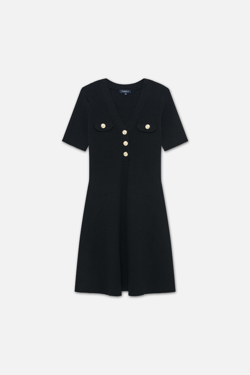 Raja dress black woman