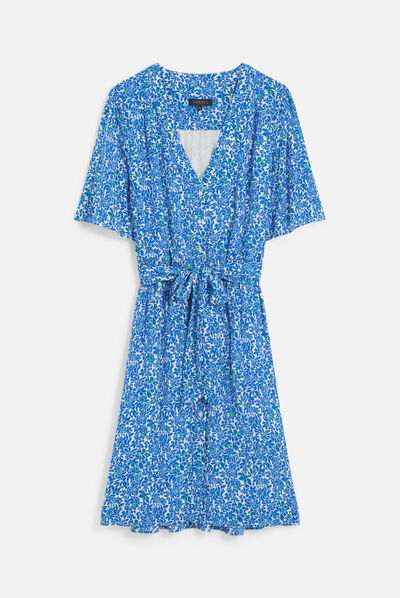 Vestido rnoura2 azul marino mujer