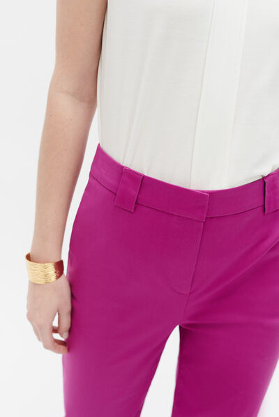 pantalon bobby violet femme