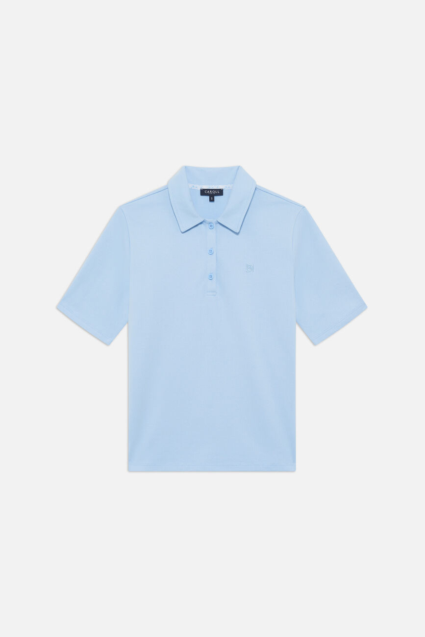 T-shirt Tcandy bleu ciel femme