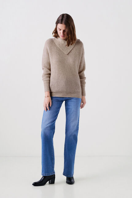 Trui Melkior beige vrouw