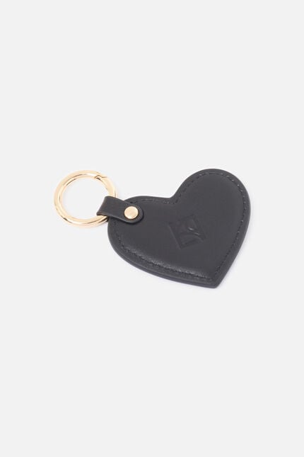 porte cles silove en cuir naturel noir femme Porte-clés Silove en cuir naturel noir femme