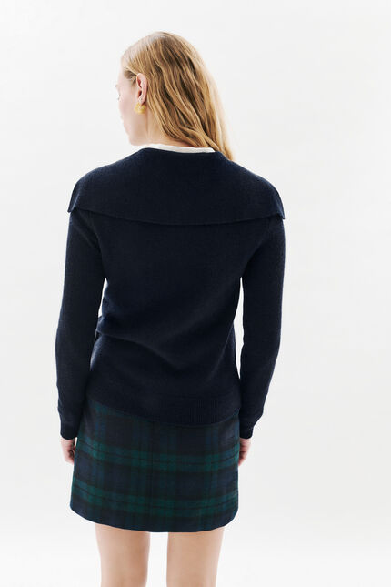 Gilet mlouna bleu marine femme