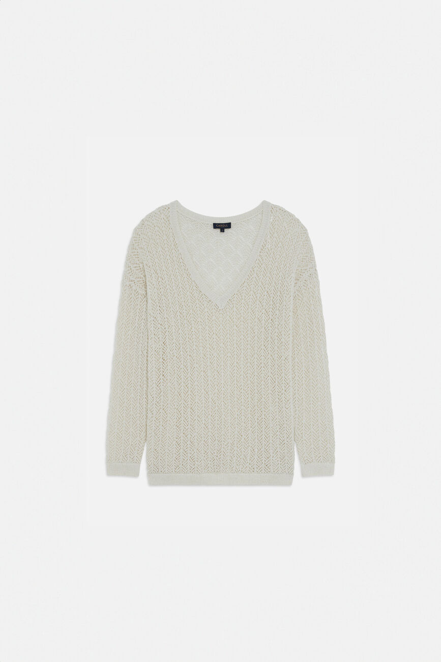 Menzo jumper ecru woman