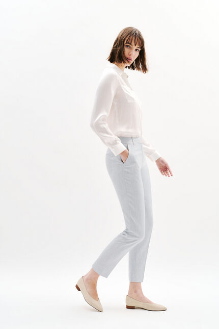 Pantalon Pgautier3 bleu ciel femme