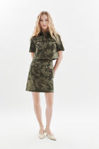 Jane skirt khaki green woman