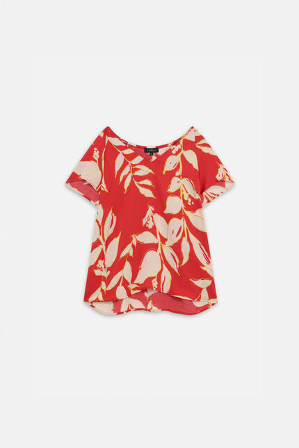 Blouse ciman2 orange femme