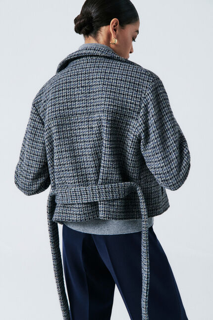 Manteau msomain gris femme
