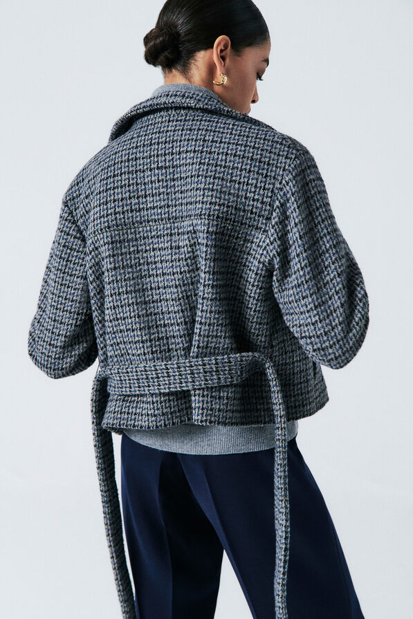 Manteau msomain gris femme
