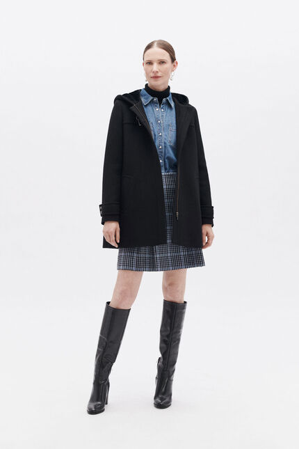 Manteau guimotin noir femme