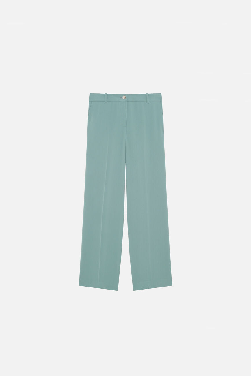 Pantalon Pveronique vert pastel femme