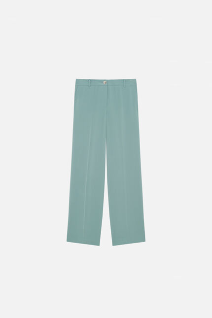 Pantalón Pveronique verde pastel mujer