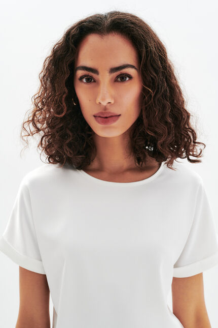 T-shirt Tmargerita ecru femme