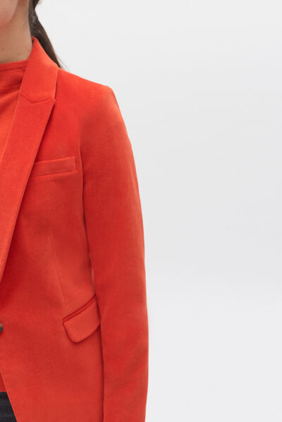 blazer aurora orange femme