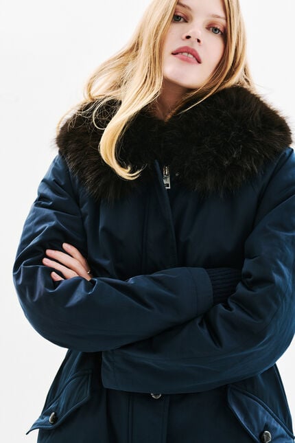 Gtoundrina parka navy blue woman