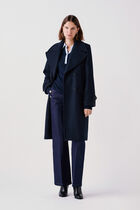 Marin coat navy blue woman