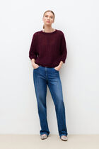 mchloe sweater plum woman