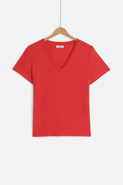 t-shirt anita rouge femme