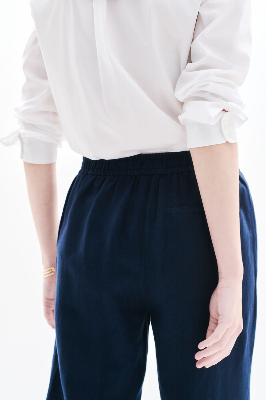 Pantalón ignace azul marino mujer
