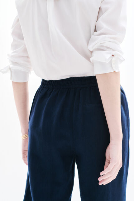 Pantalón ignace azul marino mujer