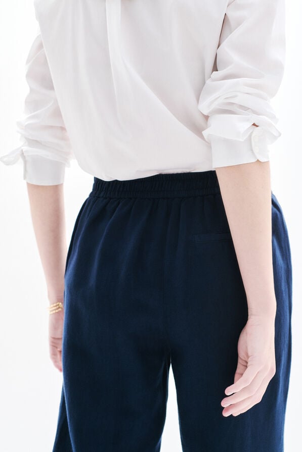 pantalon ignace azul marino mujer Pantalón ignace azul marino mujer