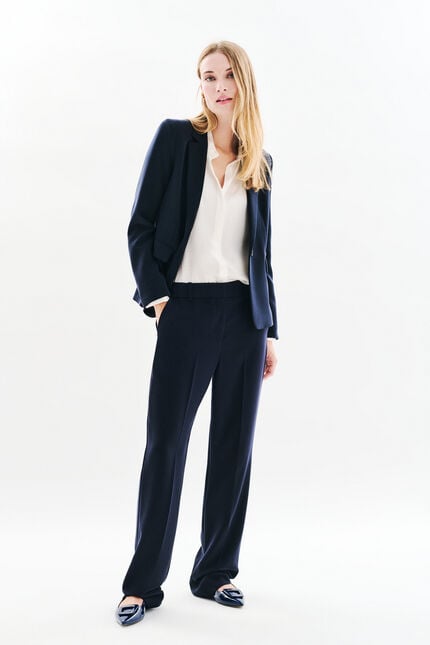 Broek Pclement marineblauw vrouw