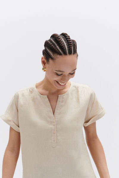 Camicetta Keola beige donna