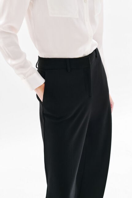 plea pants black woman