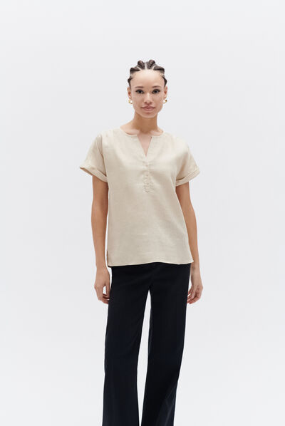 Camicetta Keola beige donna