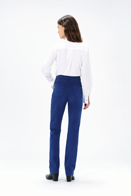 pantalon droit darling bleu marine femme