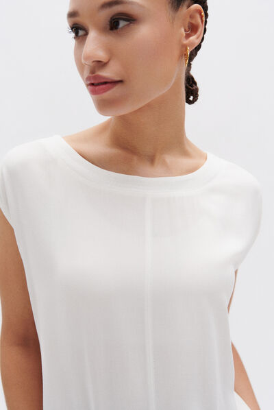 t-shirt osiris b ivoire femme