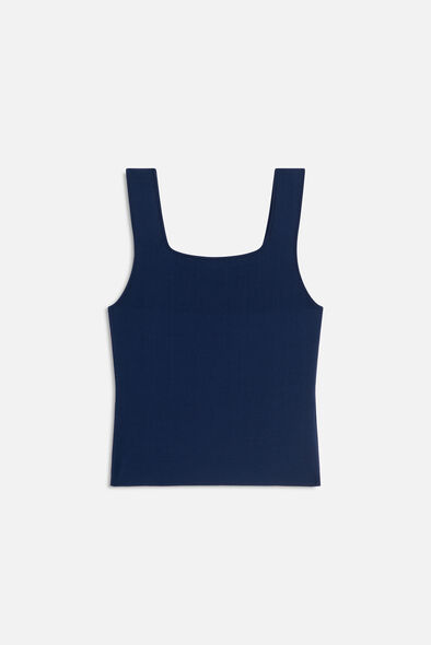 Top Mclaudia bleu foncé femme