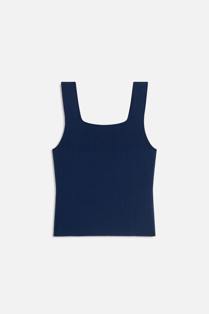 Top Mclaudia bleu foncé femme