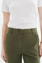 Paolo trousers khaki green woman
